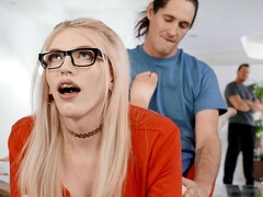 Nerdy blonde shemale ass fucked - Gamer Girl Gets Creampied - Tony Orlando