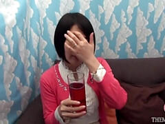 Aziatisch, Pijpbeurt, Sperma shot, Hondjeshouding, Vingeren, Japaans, Orgasme, Tieten likken