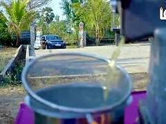 フェラチオ, チン, ハードコア, 人妻の, インド人, 母, のぞき, 妻