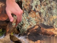 Leie, Blasen, Aufs gesicht abspritzen, Schwul, Masturbation, Im freien