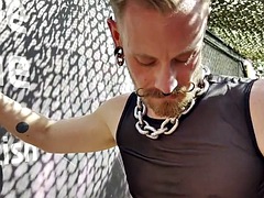 Leie, In den arsch, Grosser schwanz, Gruppensex, Schwul, Gruppe, Party, Tätowierung