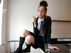 Britisch, Schwarz, Weibliche domination, Hd, Rotschopf, Abendanzug, Jungendliche (18+), Titten