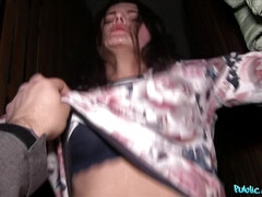 素人, お尻, イタリア人, アウトドア, 公共, オマンコ, 馬乗り, オッパイの