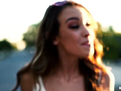 Amateur, Morena, Polla, Novia, Latina, Tetas naturales, Al aire libre, Tetas