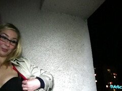 Rubia, Mamada, Garganta profunda, Polla, Europeo, Tetas naturales, Al aire libre, Pov