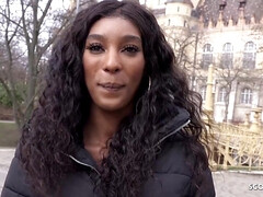 Amateur, Verga grande, Polla, Ébano, Alemán, Sexo duro, Orgasmo, Público