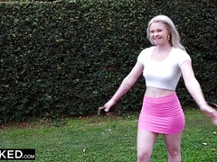 Negro, Rubia, Mamada, Corrida, Polla, Interracial, Masturbación, Tetas