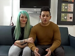 18 ans, Amateur, Gros seins, Sucer une bite, Tir de sperme, Interracial, Espagnole, Adolescente