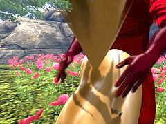 En tercera dimension, Verga grande, Peludo, Al aire libre