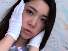 Japanese teen handjob in bus full of people