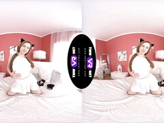 Alice Klay - Get ready to worship her furry paw as she pleasures herself with virtual toys