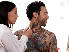 69, デカ尻, デカパイ, 茶髪の, チン, 開帳, ピアス, オマンコ