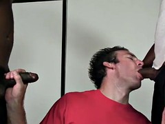 Verga grande, Negro, Ébano, Grupo, Interracial