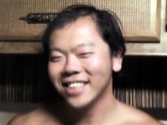 アジア人, ゲイ, オナニー, 筋肉, 一人