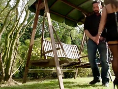 フェラチオ, 古典, ダブル開発, ドイツ人, Hd, 淫乱熟女, アウトドア, ストッキング