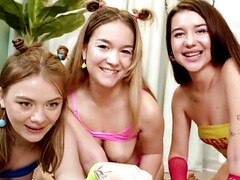 18 ans, Nana, Sucer une bite, Partouze, Groupe, Hd, Fête, Russe