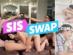Avi Love & Harley Jade swap and fuck stepdaughters in a wild foursome