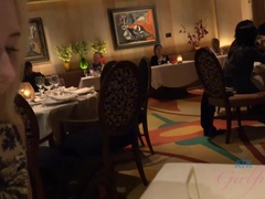 Blond, Vriendin, Klein, Gezichtspunt, Kut duiken, Geschoren, Kousen, Tieten likken