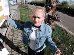 Chica, Mamada, Loco, Masturbación, Desnudo, Pov, Público, Tetas