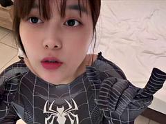 素人, アジア人, 美女, 大学生, オナニー, シャワー, 一人, オッパイの