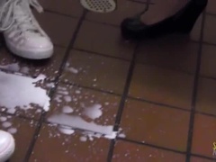 Bruinharig, Brillen, Lesbisch, Natuurlijke tieten