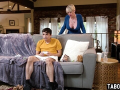 ブロンド, 巨乳な, チン, 熟年, 淫乱熟女, 母, 義母, 禁句