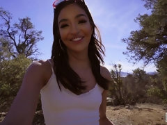 Braunhaarige, Hundestellung, Handjob, Im freien, Pov, Rasiert, Jungendliche (18+), Titten