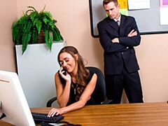 Большая жопа, Брюнетки, Собачьи, Натуральные сиськи, В офисе, Чулки, Молоденькие, Сиськи