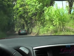 素人, お尻, ビーチ, 彼女, ピアス, 剃毛, ガリガリ, オッパイの