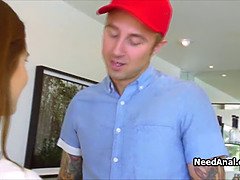 Enthousiasteling, Grote lul, Hardcore, Hd, Anaal likken, Schreeuwen, Tiener, Tiner anaal