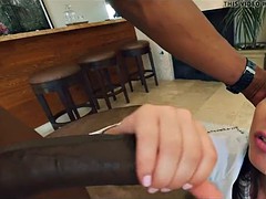 美女, デカチン, 黒人, 黒人, 異人種間