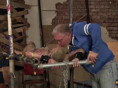 Flogged And Stroked Free Of Cum - Izan Loren And Sebastian Kane