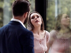 Nana, Sucer une bite, Brunette brune, Hd, Léchez, Petite femme, Chatte, Nénés