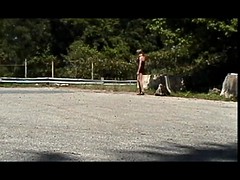Amateur, Masturbación, Al aire libre