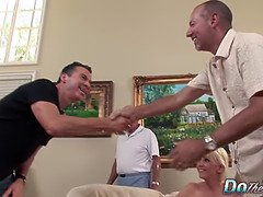 アナル, お尻, ブロンド, フェラチオ, 中出し, Hd, 人妻の, 淫乱熟女