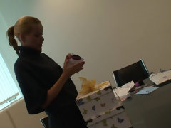 Lieveling, Blond, Fetisj, Lesbisch, Ondergoed, Masturbatie, Alleen, Tiener