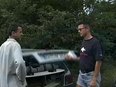 Morena, Corridas, Alemán, Grupo, Sexo duro, Al aire libre, Policía, Trio