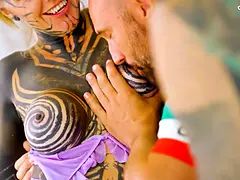 Anaal, Kont, Diep in de keel, Sperma in gezicht, Gotisch, Orgasme, Doordringend, Rijden