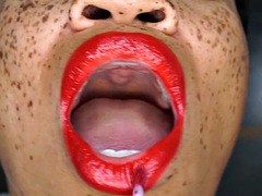 red lipstick fetish joi encouragement lip fetish rosie reed