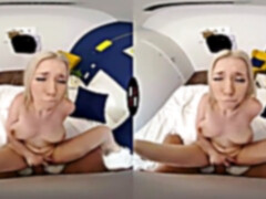 Shaved pussy, titty fuck, virtual