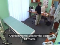 Черные, Минет, Доктор, Лизание, Медсестра, Сиськи, Униформа, Подглядывание