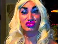 Noir ébène, Fétiche, Hard, Lingerie, Mature, Transsexuelle, Solo, Jouets