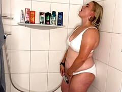 Amateur, Blonde, Femelle, Allemand, Masturbation, Orgasme, Solo, Tatouage