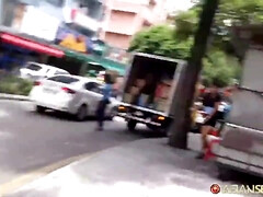 Anal, Asiatique, Cul, Gros cul, Sucer une bite, Brunette brune, Queue, Adolescente