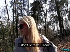 Leie, Blondine, Blasen, Süss, Aufs gesicht abspritzen, Im freien