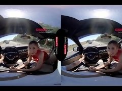 Pijpbeurt, Hondjeshouding, Europees, Hd, Buiten, Gezichtspunt, Tiener, Tieten likken