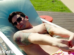 Mamada, Garganta profunda, Gay, Pajear, Piscina, Coño, Anilingus