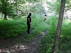 Bondage domination sadisme masochisme, Humiliation, Nue  à poil, De plein air, Douleur, Esclave, Attachée, Nénés