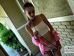 18 ans, Blonde, Sucer une bite, Tir de sperme, Hard, Hd, Maigrichonne, Adolescente