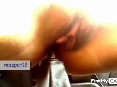 Amateur, Culo, Coche, Casero, Masturbación, Coño, Solo, Camara web